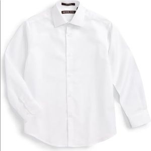 Michael Kors Boys White Dress Shirt 18R